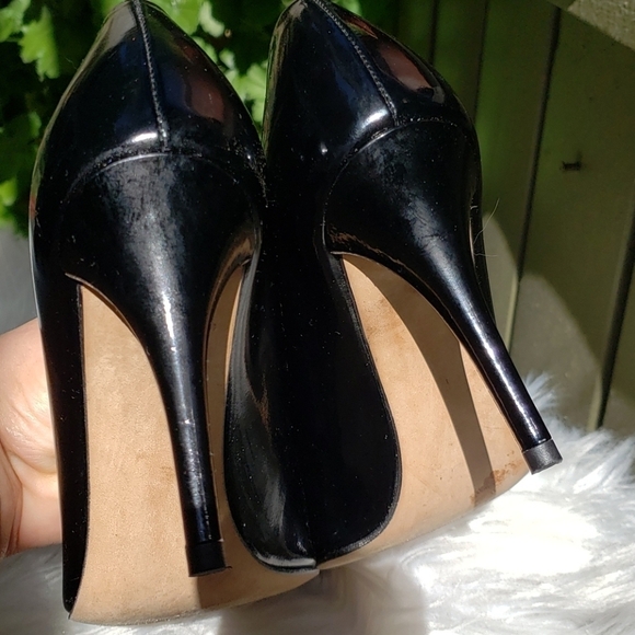 Stuart Weitzman Pump Peep Toe Patent Leather - Picture 5 of 6